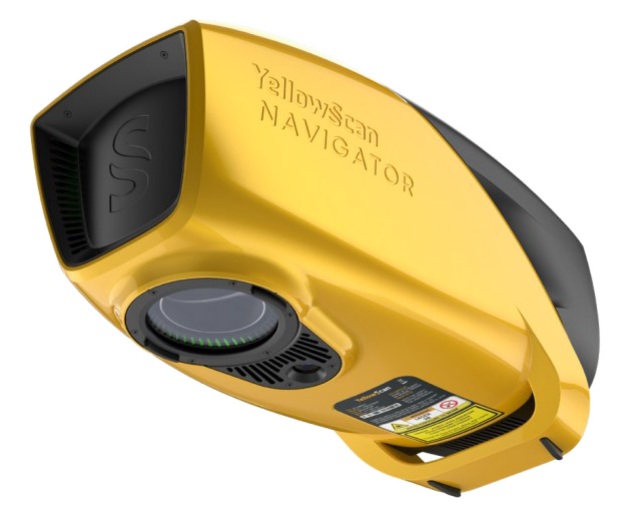 水深計測ドローン　YellowScan Navigator(イエロースキャンナビゲーター)